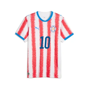 ALMIRÓN NO.10 Maglietta Calcio Paraguay Prima 2026 – Versione Giocatore_1