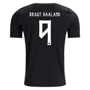 BRAUT HAALAND NO.9 Maglietta Calcio Norvegia Away 2026 – Versione Giocatore