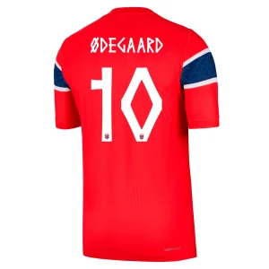 ØDEGAARD NO.10 Maglietta Calcio Norvegia Prima 2026 – Versione Giocatore