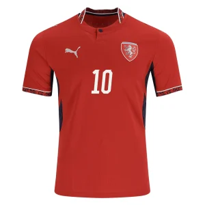 SCHICK NO.10 Maglietta Calcio Republica Checa Prima 2026 – Versione Giocatore_1