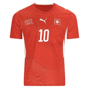 XHAKA NO.10 Maglietta Calcio Suiza Prima 2026 – Versione Giocatore_1